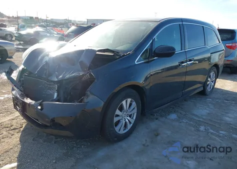 2015 Honda Odyssey Ex-L z USA, uszkodzony, nr VIN 5FNRL5H68FB118036